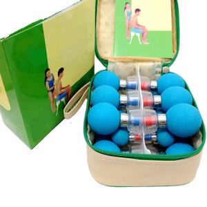 Satu Set 18 Cangkir Terapi Pijat Terlaris, Set Pijat Akupunktur Magnetik Cina - Product Image 1