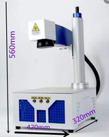 SHANDONG JM usine directement vente petite taille machine de marquage laser à fibre 20w 30w peut plier machine laser machine d'impression laser