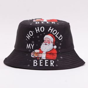 Sombrero de Pescador Navideño de Alta Calidad con Estampado Digital, Reversible, con Diseño de Papá Noel y Muñeco de Nieve, para Fiestas Festivas y Protección Solar - Product Image 2