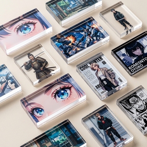 Brique en acrylique cristallin personnalisée pour <span class=keywords><strong>anime</strong></span>, impression UV intégrale, service de conception <span class=keywords><strong>manga</strong></span> sur mesure pour les fournisseurs - Product Image 3
