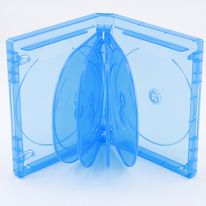 SUNSHING - Caja Transparente para Discos Blu-Ray de 25 mm, Funda para DVD Transparente para Guardar 5, 6, 7, 8, 9, 10 Discos, Cajas de Repuesto Duraderas para CD, DVD y Juegos - Product Image 2