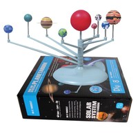 Nouveau bricolage système solaire planète modèle astronomie planète modèle tige jouet peinture ensemble enfants Science Puzzle jouet