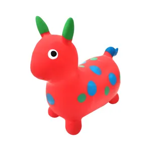 Toy New Bouncy Horse Hopper Aufblasbares Springen Bouncing Animal Toys Gummi pferd Verdicktes PVC aufblasbares Sprung pferd Spielzeug