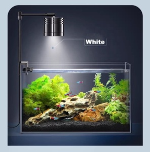 Luz para <span class=keywords><strong>pecera</strong></span>, luz para tanque de algas y hierba, luz colgante pequeña de aleación de aluminio, luz impermeable para plantas acuáticas que cambia de Color - Product Image 3