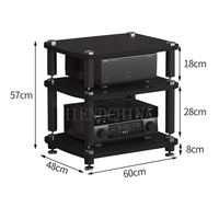 DK-023 Support de cabinet acoustique HIFI antichoc, pied de cabinet d'amplificateur de puissance, support de cabinet KTV Home Cinéma, pied solide