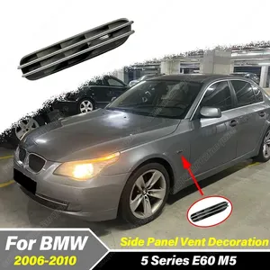 Pour BMW Série 5 E60 M5 2006 2007 2009 2010 – Grille d'admission d'air latérale avant, accessoires décoratifs pour carrosserie avant - Product Image 1