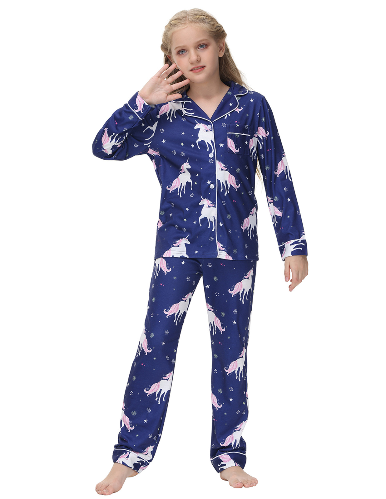 Licorne bleu marine