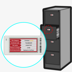 Letrero con Pantalla de Tinta Electrónica Inalámbrica Wifi, Fácil de Leer, Sistema de Reserva de Salas de Reuniones para Oficinas, Etiqueta de Bajo Consumo de Energía para Centros Comerciales - Product Image 1