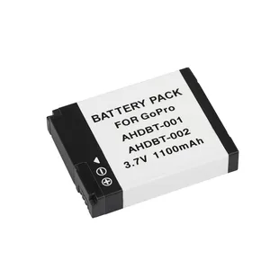Baterai AHDBT-001 AHDBT-002 3.7V 1100mAh untuk GoPro HD Hero 1 2 Hero1 Hero2 Motorsports berselancar luar ruangan 960 - Product Image 4