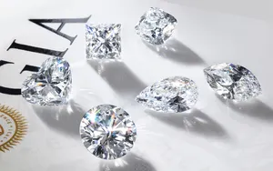 1 ct 화이트 VVS 실험실 성장 느슨한 다이아몬드 느슨한 다이아몬드 실험실 성장 배 실험실 다이아몬드