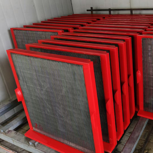 Công nghiệp <span class=keywords><strong>dewatering</strong></span> chống mài mòn thép không gỉ Polyurethane cát màn hình lưới cho khai thác mỏ đá ứng dụng tùy chỉnh lỗ - Product Image 1