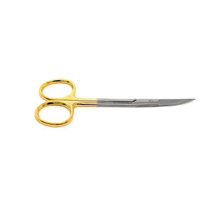 Kit de chirurgie à pointe fine Ciseaux chirurgicaux droits/courbes à bout arrondi-tranchant 11,5 cm (4,5 pouces) Instrument médical pakistanais professionnel - Product Image 3