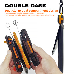 เคสโทรศัพท์กันน้ำแบบลอยน้ำได้ IPX8 พร้อมช่องใส่ของสองช่อง  ซองกันน้ำแบบฟองน้ำสำหรับขายส่ง ใช้สำหรับกีฬาทางน้ำกลางแจ้ง - Product Image 5