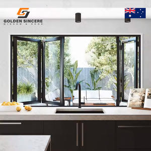 Ventanas plegables de aleación de aluminio con rotura de puente térmico modernas estándar GS Australia - Product Image 3