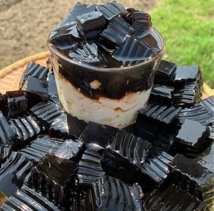 Natural Black Grass <b>Jelly</b> Powder Perfect for Canned Drinks Dessert Bowls in Bulk from Vietnam - Product Image 1