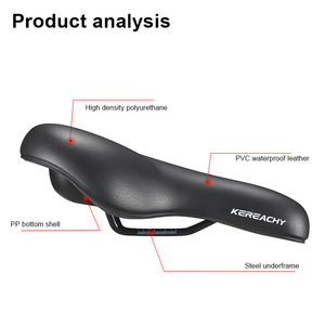 KEREACHY, el <span class=keywords><strong>mejor</strong></span> cojín de asiento de bicicleta al vacío suave personalizado, asiento impermeable grueso de fábrica para bicicleta eléctrica - Product Image 3