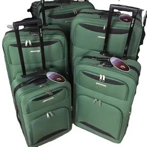 20 "/24"/28 "/32"/36 "5 adet set yumuşak bagaj uçucu tekerlekli çanta arabası çantası seyahat bagaj büyük tekerlekler ile