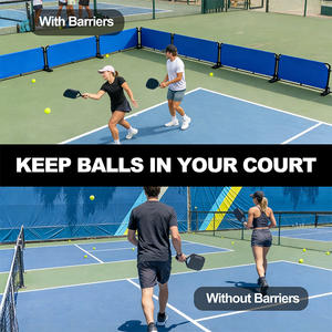 Barrière <span class=keywords><strong>de</strong></span> tennis <span class=keywords><strong>de</strong></span> <span class=keywords><strong>table</strong></span> et pickleball JH Custom, 200x70cm/230x70cm, pour entraînement et tournoi - Product Image 5