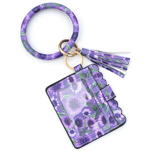 Portachiavi Braccialetto in Pelle PU con Nappa e Farfalla per Donna 2026, Portafoglio da Polso - Product Image 2