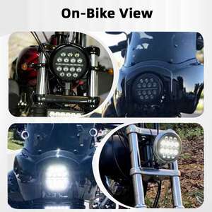 Faro LED Redondo de 5.75 Pulgadas para Harley Davidson Dyna FXR T-SPORT, Precio de Fábrica - Product Image 3