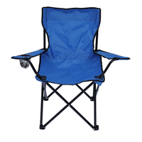 Kursi Lipat Taman Luar Ruangan Modern Custom Deboss, Baja Karbon Tugas Berat, Kaki Anti Selip, untuk Piknik, Hiking, Memancing, Pantai, dan Tailgating