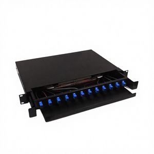 Tiroir optique 1U SC/<span class=keywords><strong>APC</strong></span>, panneau de brassage fibre optique LC monomode, ODF serveur montable en rack FC pour réseau FTTH GSM - Product Image 3