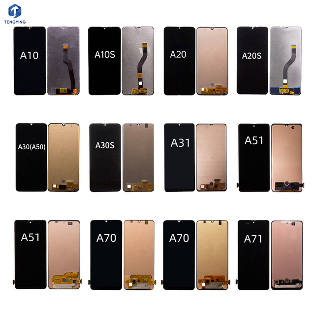 Mobile Phone LCD Screen A10 A20 A30 A40 A50 A60 A70 A80 A90 Touch Screen Replacement for Samsung Galaxy A10s A20s A30s A21 A21S