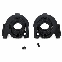 Plaque de base de remplacement pour mécanisme de visière de casque MT COSMO SV, paire avec vis, emballage en sac OPP