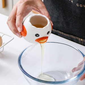 Séparateur en céramique SYH1401 mignon et pratique pour la maison, petit filtre pour jaune et blanc d'œuf (vente en gros) - Product Image 3