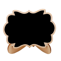 Petits panneaux de menu artisanaux en bois de mariage tableau noir peint pour panneaux de mariage décorations d'événement avec support de chevalet
