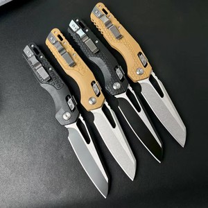 Micro Tech MSI Couteau industriel en acier inoxydable et nylon, marque HK FB315, 21,7 cm, OEM/ODM personnalisable, DIY, EDC, camping, extérieur, pointe tombante - Product Image 5