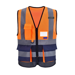 Gilet de sécurité réfléchissant de classe 2 CITICITY à haute visibilité avec fermeture éclair sur le devant et poches pour téléphone et carte d'identité - Product Image 6