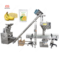 Plantainmeelverwerkingslijn, kleine productiemachines voor plantainmeel, machine voor verwerking en verpakking van plantainmeel