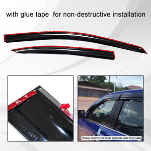 PC Black Auto Accessories Window Door Sun Visors <strong>Rain</strong> Shield Car <strong>Deflector</strong> for Toyota Yaris 2014 - Product Image 4