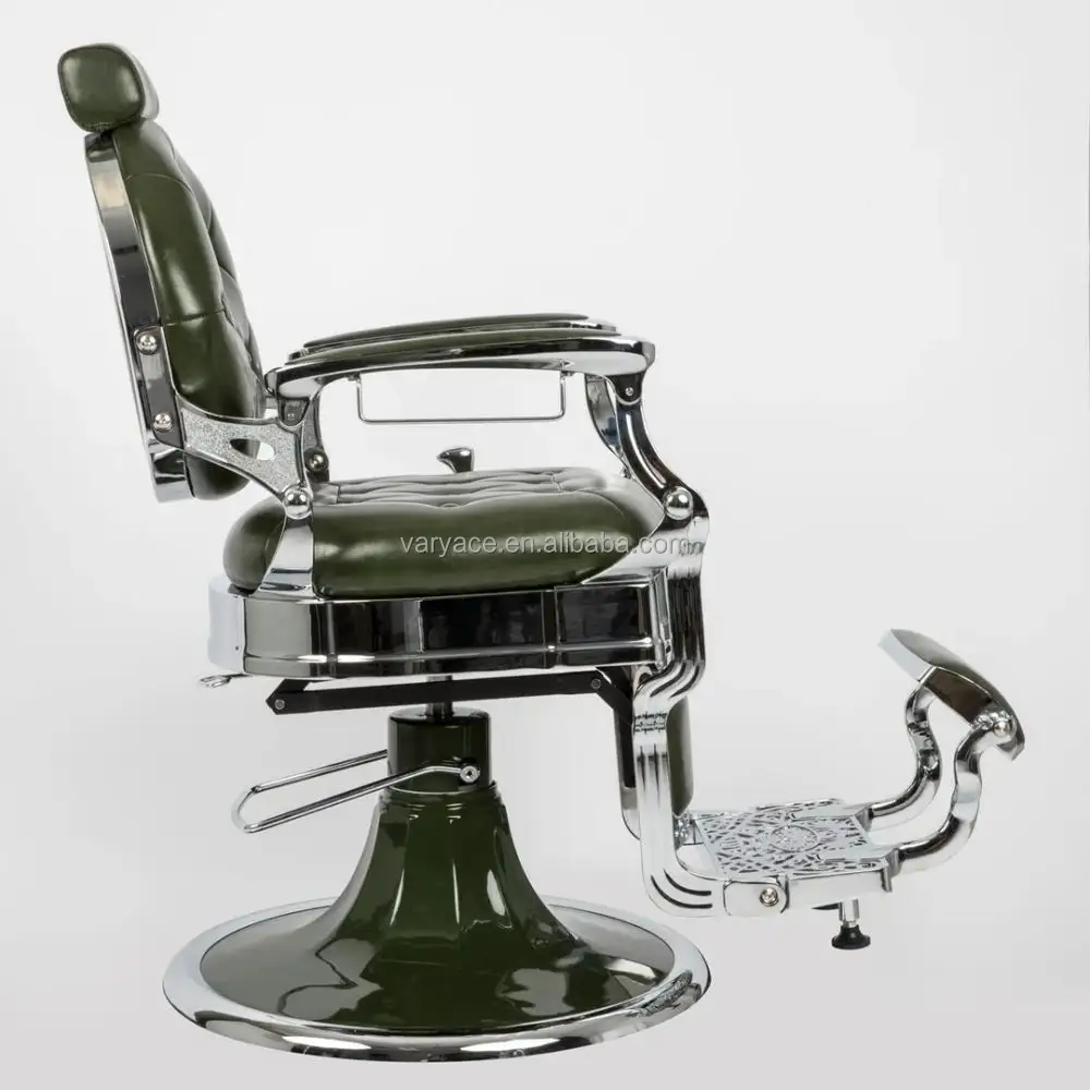 كرسي فاخر لتصفيف صالونات الشعر وحلاقة الحلاقة مصنوع من الجلد الصناعي مناسب للاستخدام في غرف المعيشة