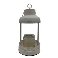 Lámpara de mesita de noche, calentador de velas con baterías, iluminación de calor, lámpara aromática con atenuación, eléctrica de madera, placa calentadora