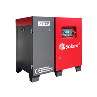 Sollant-compresor de aire para minería, tornillo de velocidad fija, barra de aire, 7,5 kW, 10HP, 7, 8, 10, 12 bar, 28cfm-42cfm