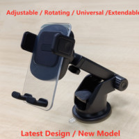 Support de téléphone de voiture réglable et flexible en cuir PU, pliable, pour tableau de bord et grille d'aération, ajustement universel