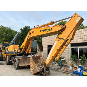 Grande pelle sur pneus d'occasion Hyundai R210W-9 de marque haut de gamme 21 tonnes EPA CE certificat R210 pelleteuses d'occasion en stock - Product Image 1