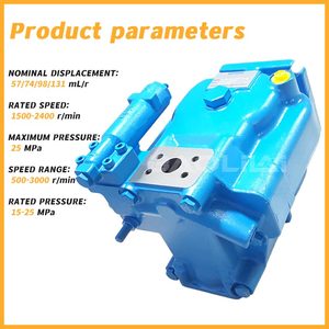 EATON VICKERS pvh74 pvh81 bơm thủy lực pvh074l01ab25a2500200a bơm dầu thủy lực PVH81C2-LF-2S-11-C25V-31 cho máy trộn bê tông - Product Image 5