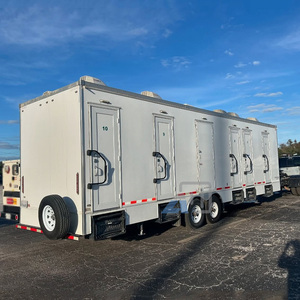 Remorque combinée de <span class=keywords><strong>douche</strong></span> de toilette portative commerciale <span class=keywords><strong>douche</strong></span> mobile extérieure <span class=keywords><strong>sur</strong></span> la remorque mobile de toilette de roues - Product Image 2