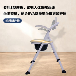 966L Dual-Purpose Folding Toilet <b>Chair</b> Aluminum Alloy <b>Commode</b> Stool For Elderly Patients Disabled Bathroom Use - Product Image 4