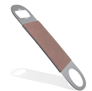 Décapsuleur en cuir fait main, cuir de vachette pleine fleur tanné végétal, gravable, rustique, sans rayures, cadeau <span class=keywords><strong>pour</strong></span> amateur de bière artisanale, accessoires de bar - Product Image 5