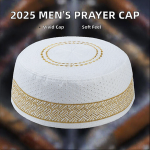Chapeau de prière islamique ethnique pour hommes 2025 – Coloré, confortable, tendance – Vente en gros, fabricant OEM - Product Image 2