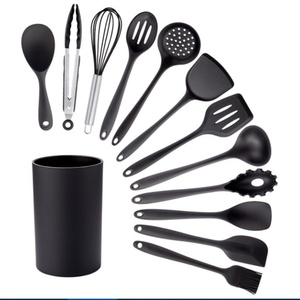 13 Pieces Kitchen Accessories <b>Silicone</b> Kitchen Utensils Set Kitchenware Kitchen Cooking Utensils Set with Holder - Product Image 2