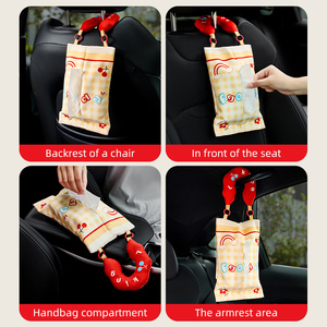 Cầm tay treo mô hộp với mô lưu trữ cho ghế xe phía sau - Product Image 6