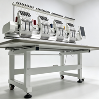 Machine à broder numérique professionnelle multicolores à 15 aiguilles pour la production de casquettes