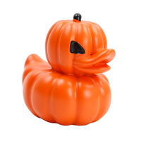Cadeau créatif en résine film d'horreur Halloween citrouille canard artisanat en résine pour figurines de collection canards en caoutchouc indépendants