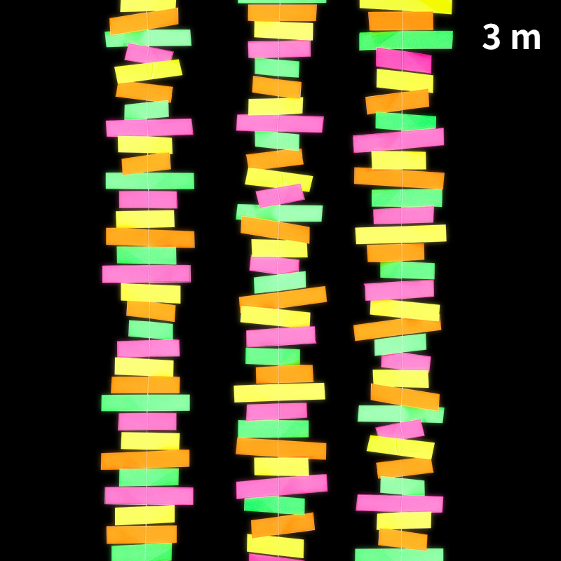 3 m mixed rectangular paper string