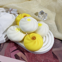 Jouet Squishy Viral Mignon en Forme de Ravioli à Remontée Lente, Anti-Stress Doux, Jouet Sensoriel Kawaii en Forme d'Aliment de Dessin Animé pour Filles, Enfants et Adultes